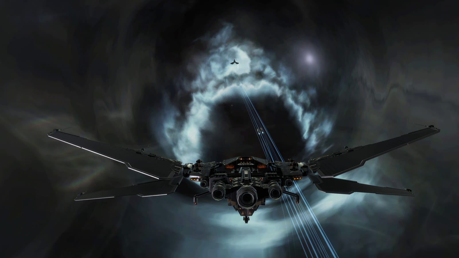 In warp